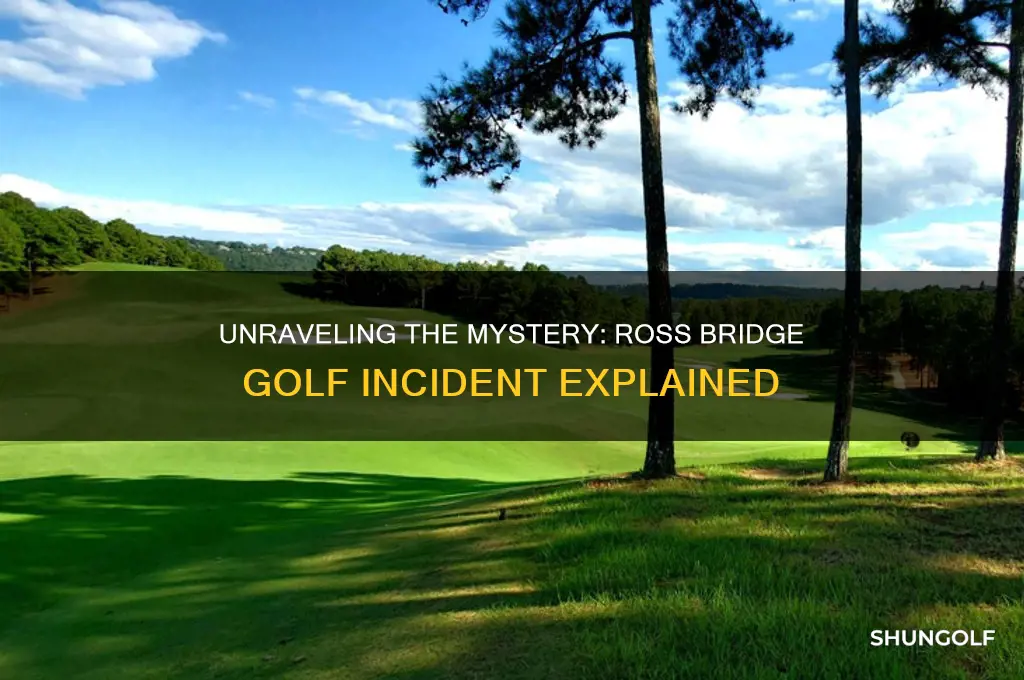 what happened at ross bridge golf