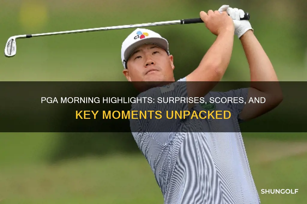 what happened at the pga this morning