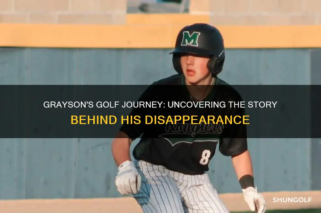 what happened to a golfer named grayson