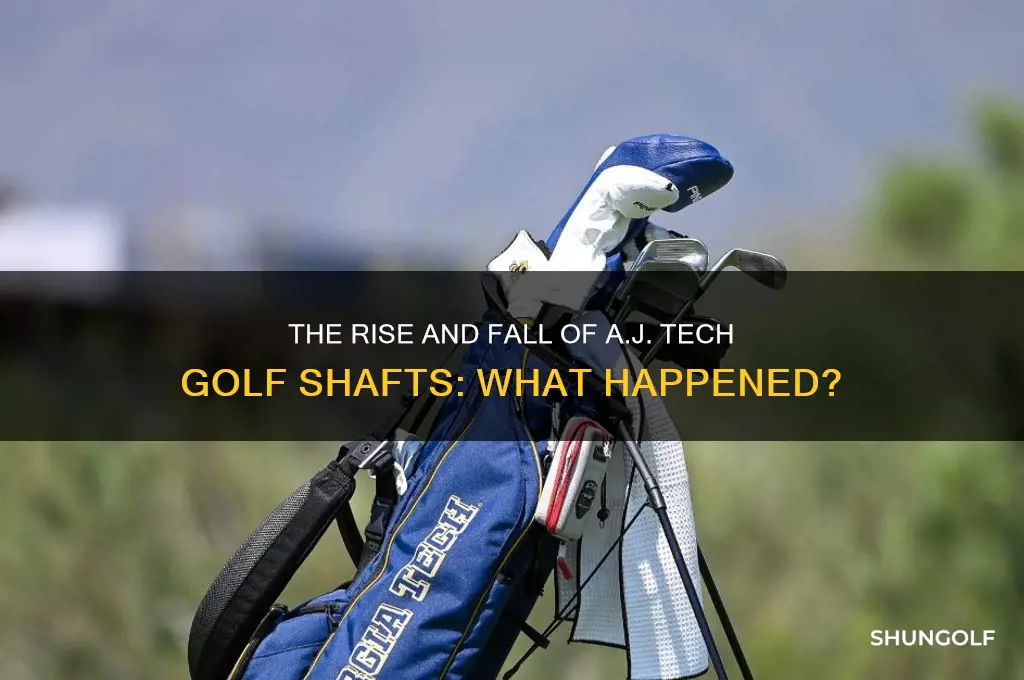 what happened to a j tech golf club shaft maker