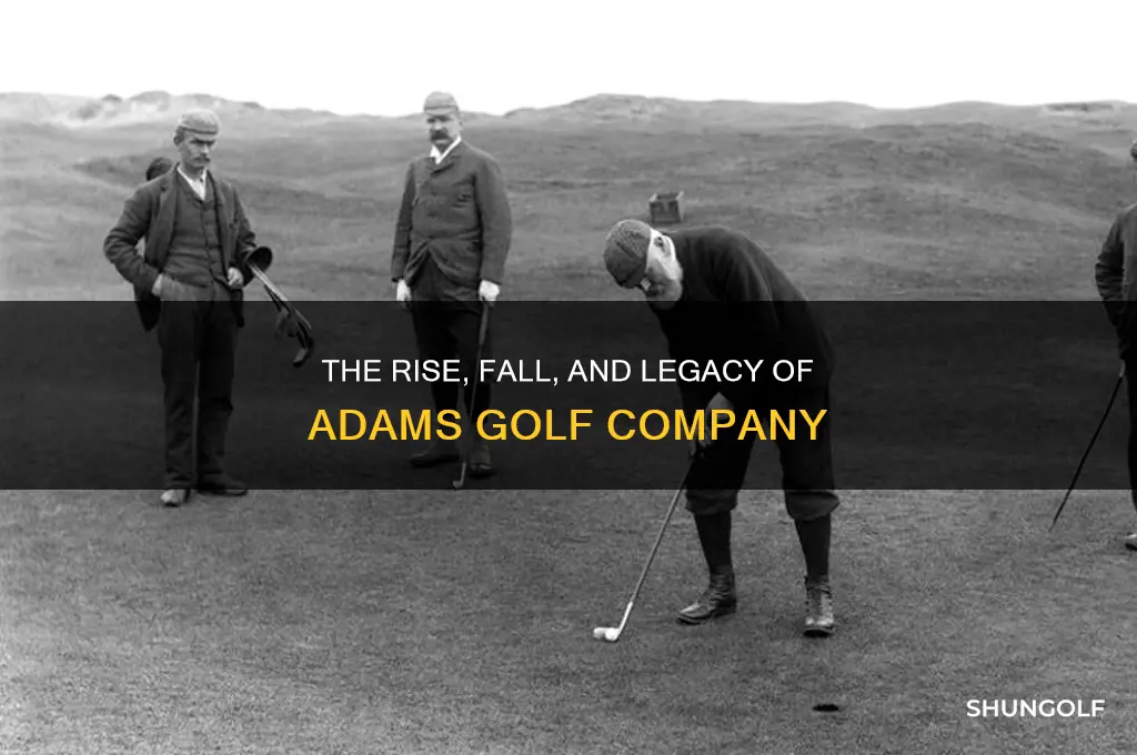 what happened to adams golf company