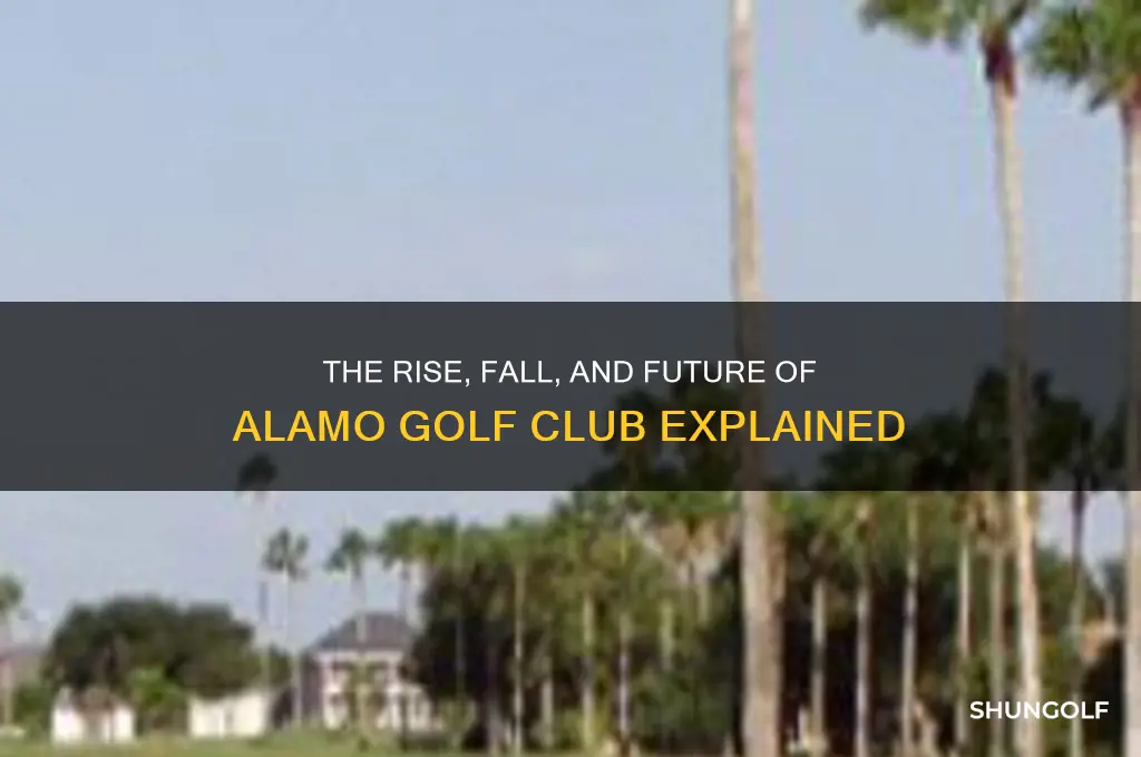 what happened to alamo golf club