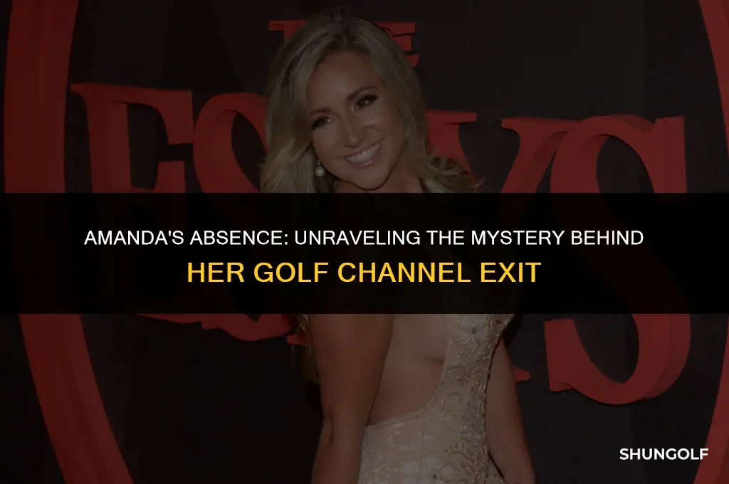 what happened to amanda golf channel