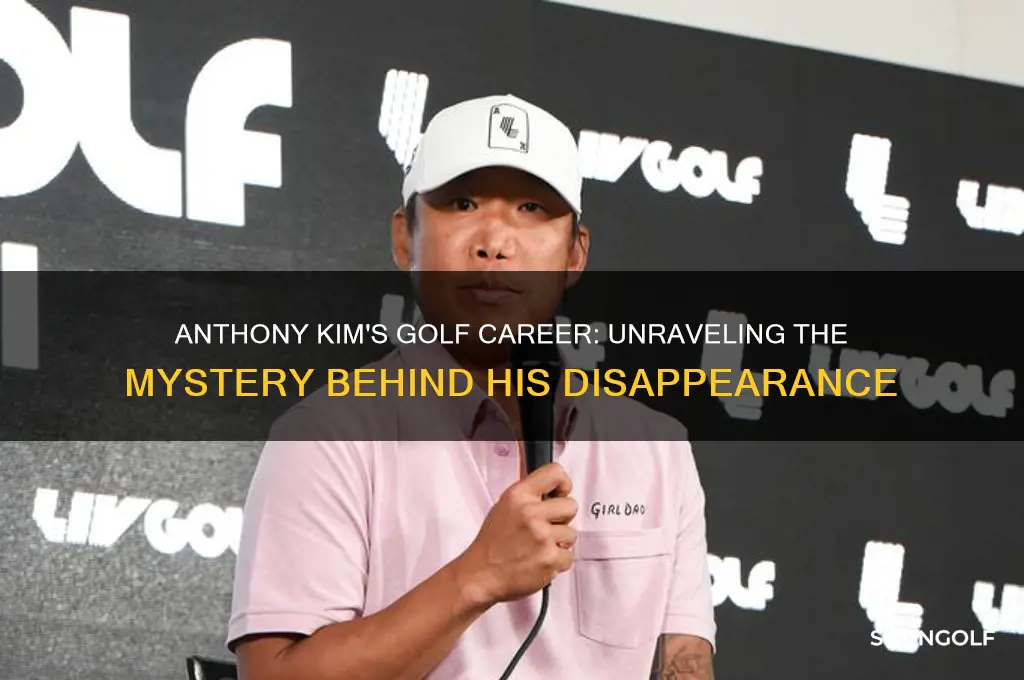 what happened to anthony kim golfer face