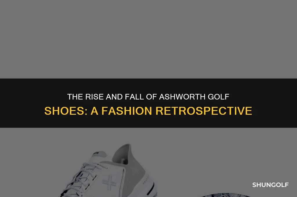 what happened to ashworth golf shoes
