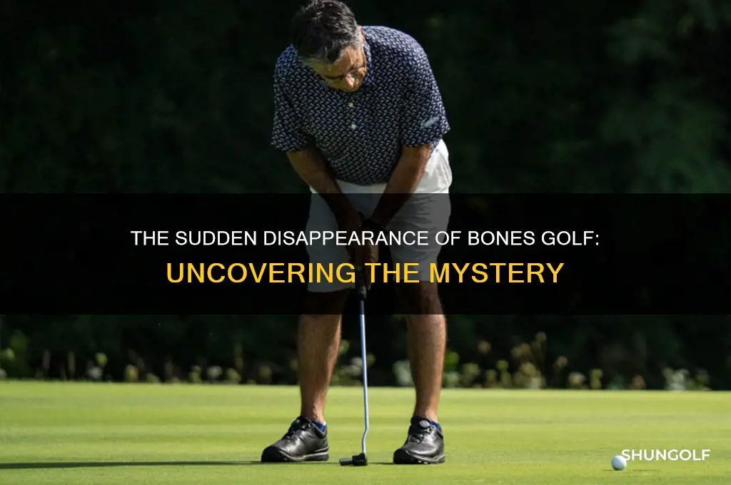 what happened to bones golf