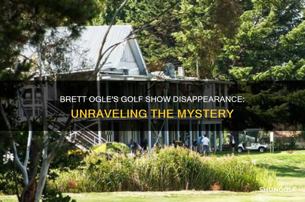 what happened to brett ogle and the golf show