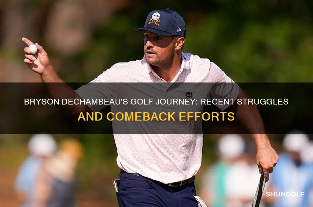what happened to bryson dechambeau the golfer