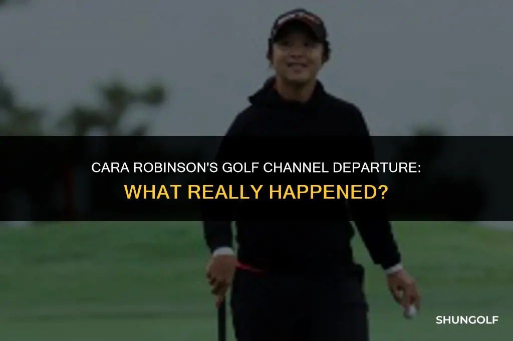 what happened to cara robinson on golf channel