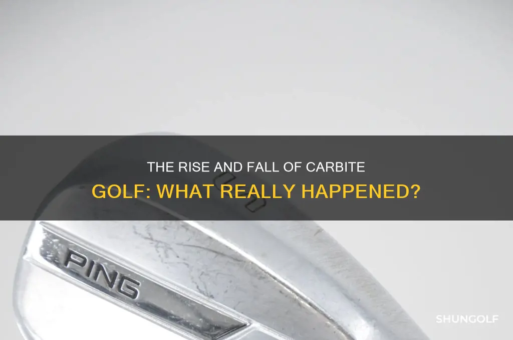 what happened to carbite golf