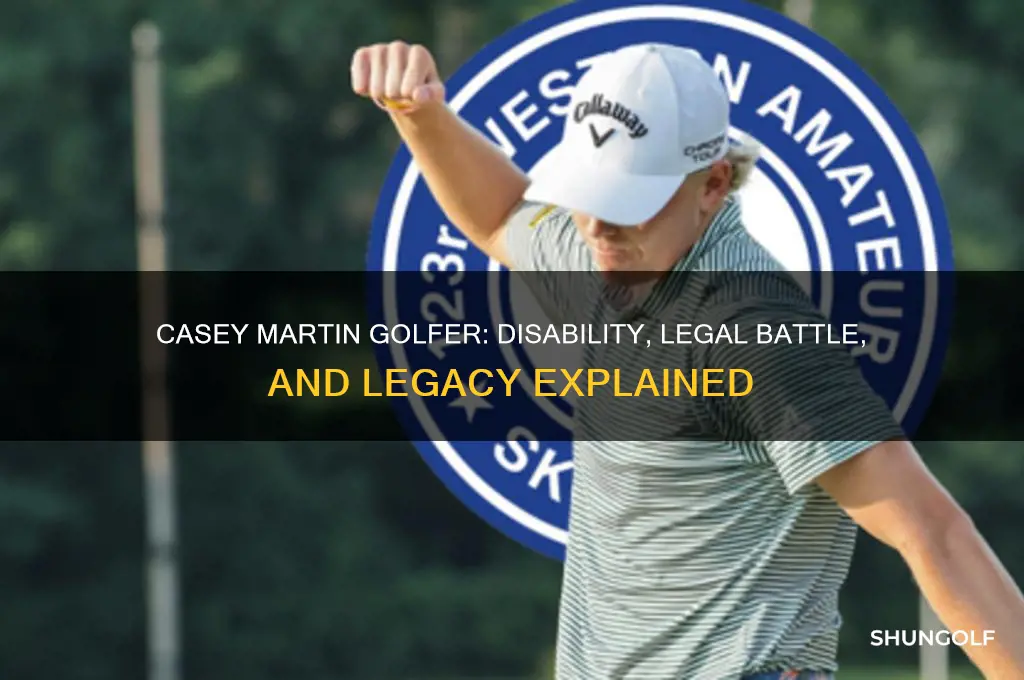 what happened to casey martin golfer