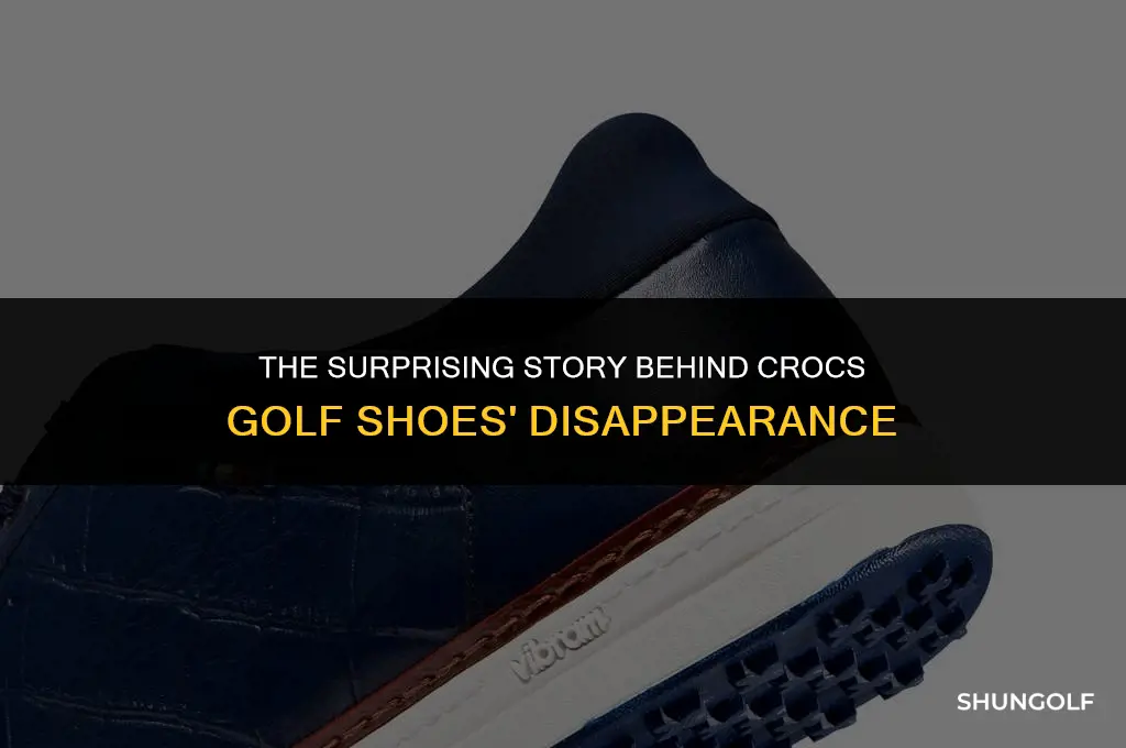 what happened to crocs golf shoes