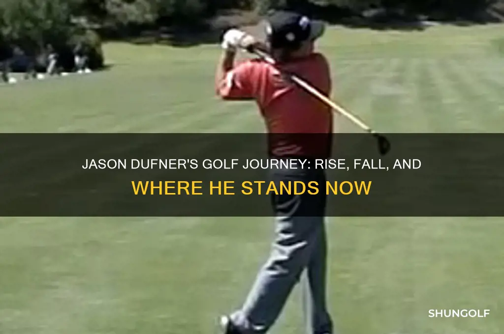 what happened to dufner the golfer