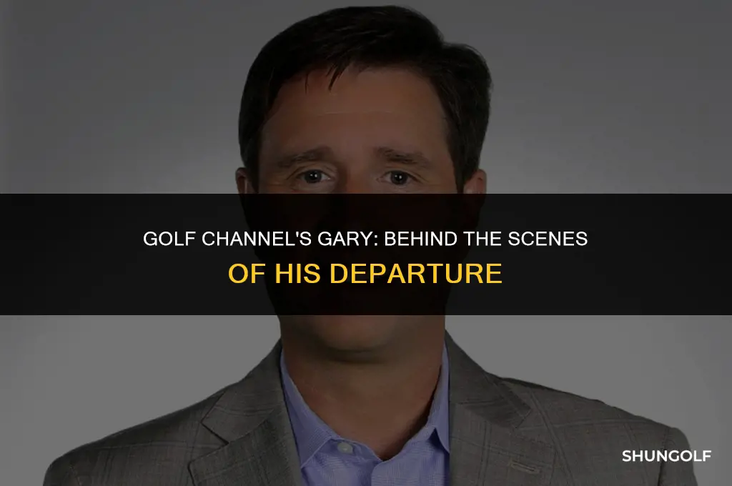 what happened to gary on the golf channel