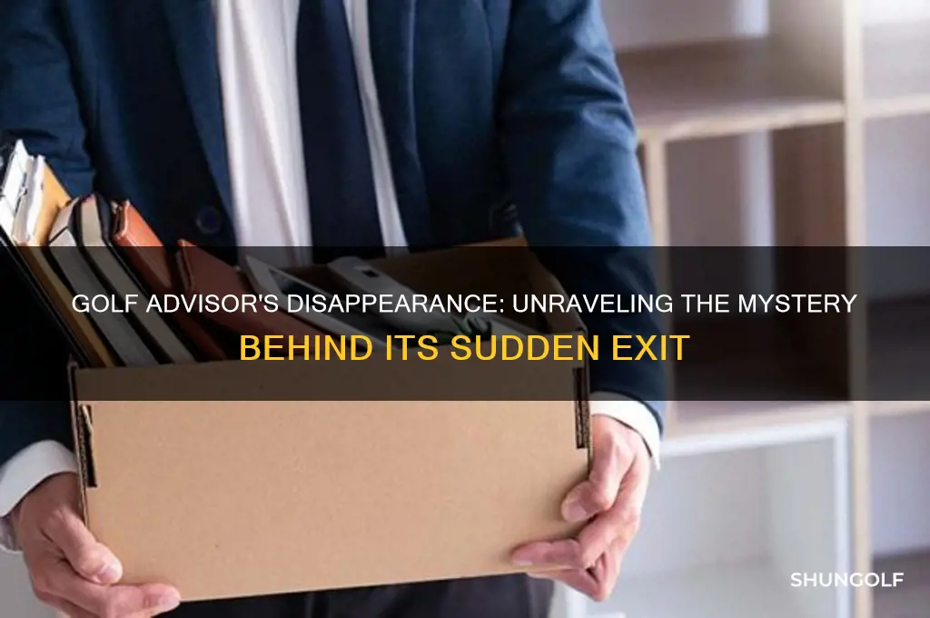 what happened to golf advisor