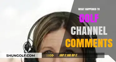 The Mysterious Disappearance of Golf Channel Comments