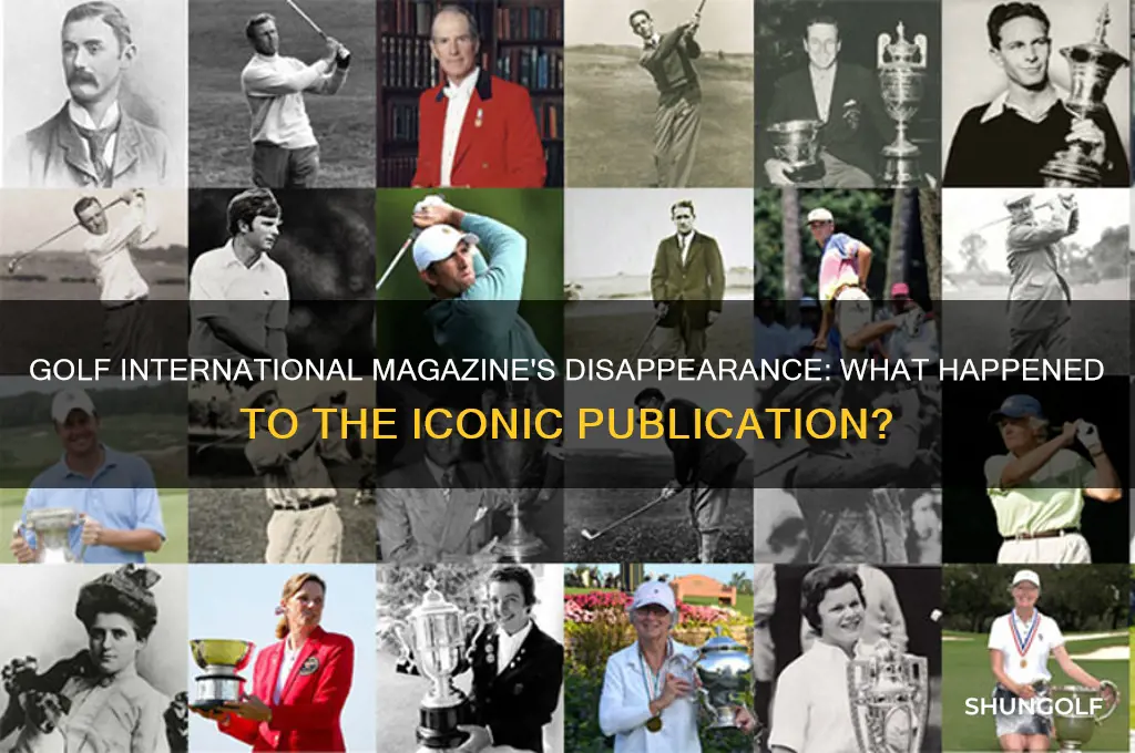 what happened to golf international magazine