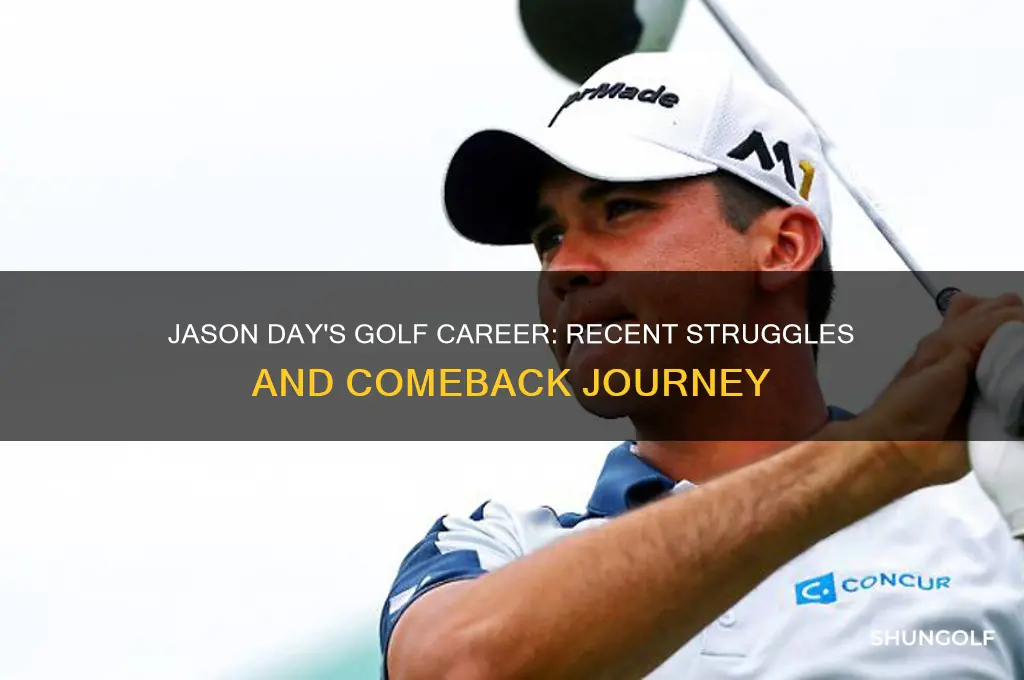 what happened to golfer jason day