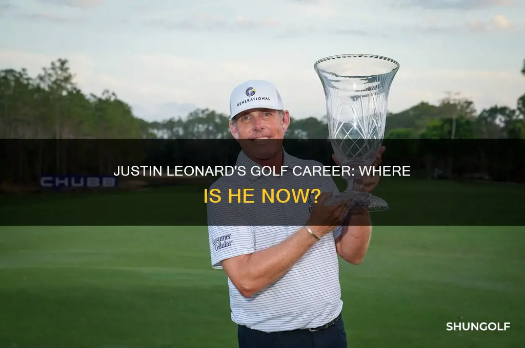 what happened to golfer justin leonard