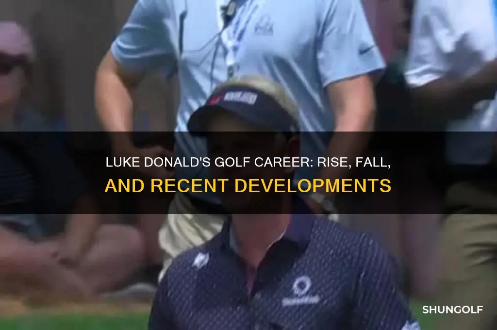 what happened to golfer luke donald