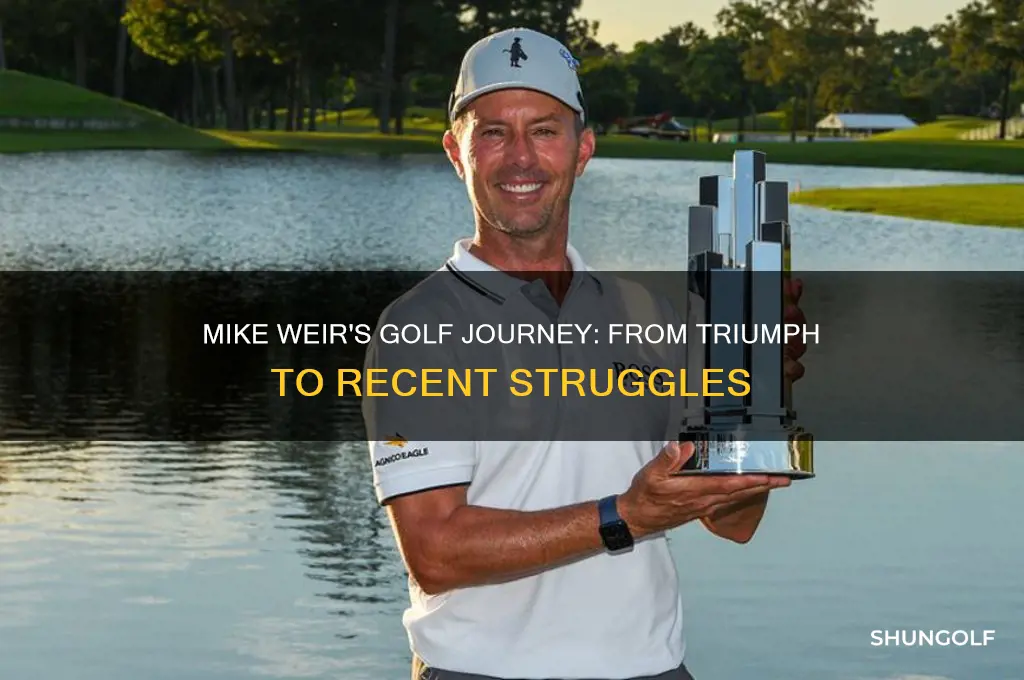 what happened to golfer mike weir