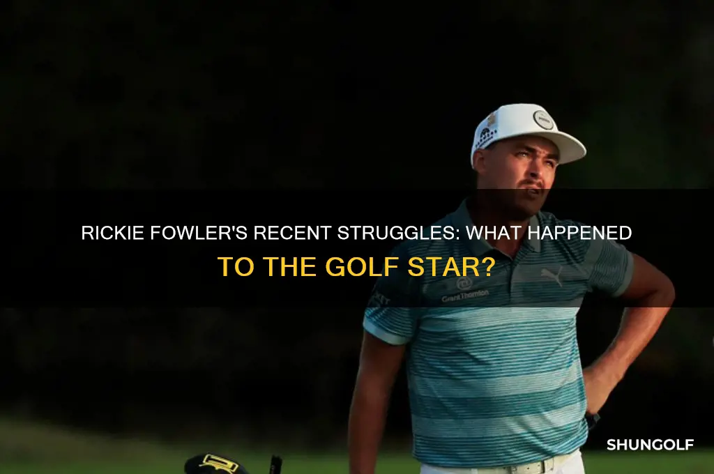 what happened to golfer rickie fowler