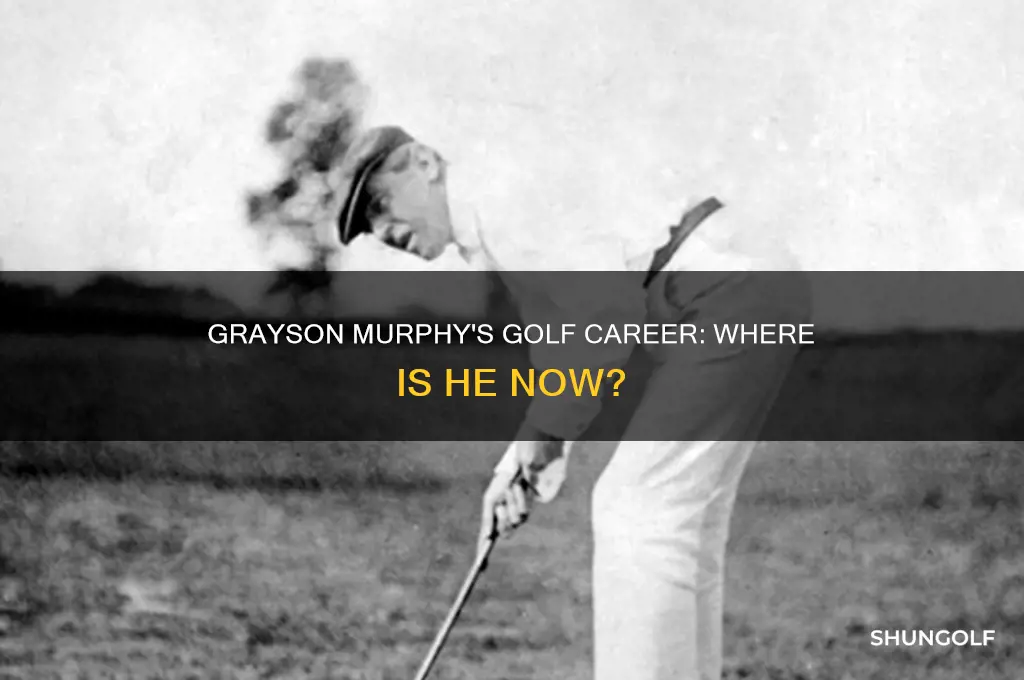 what happened to grayson murphy the golfer