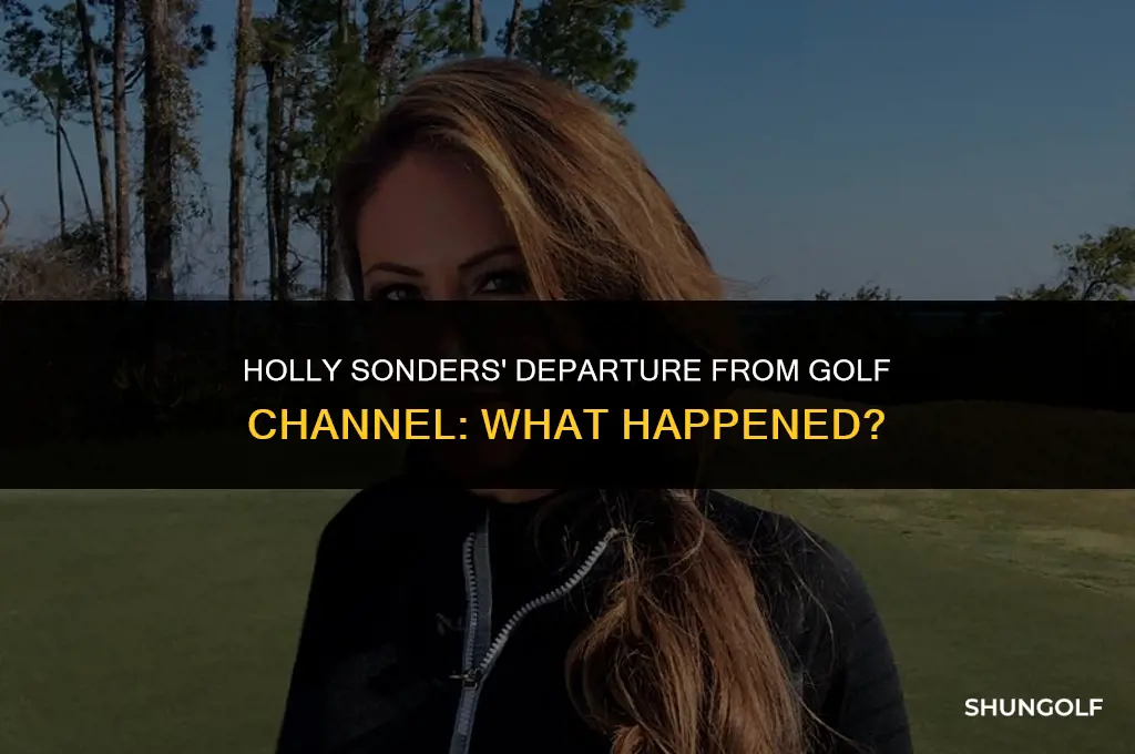what happened to holly sonders golf channel