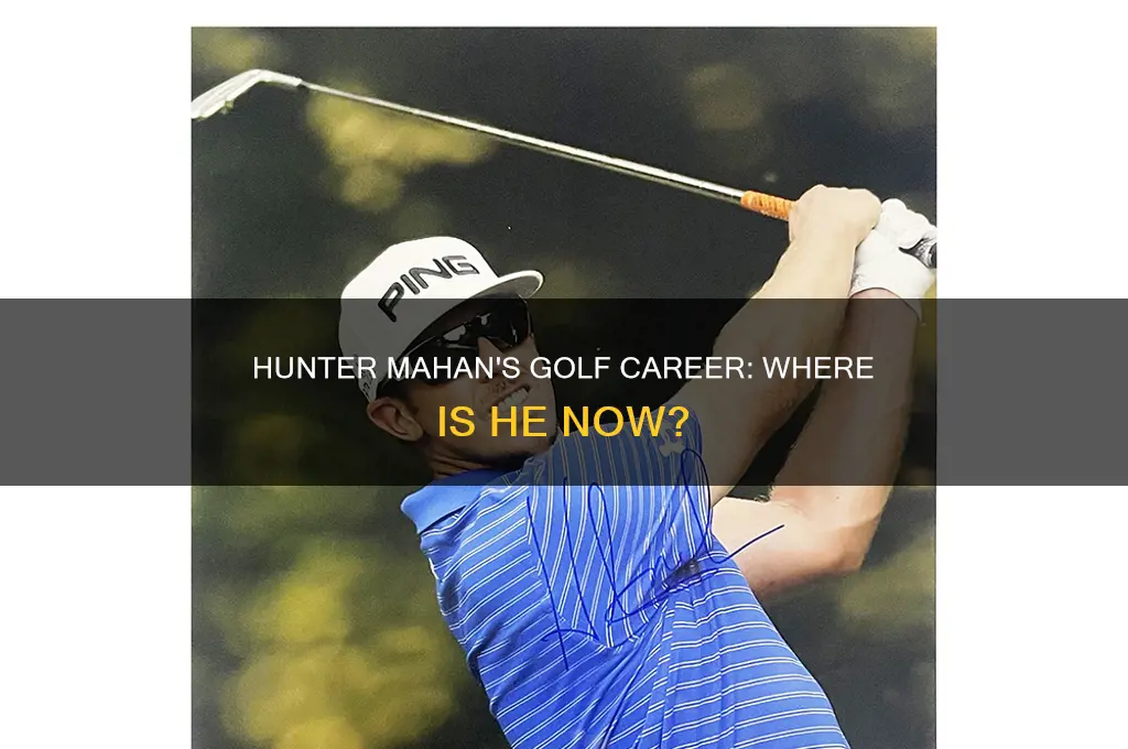 what happened to hunter mahan the golfer