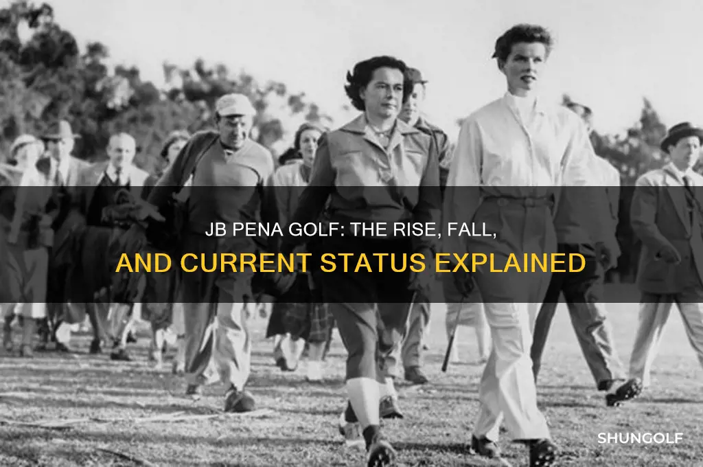 what happened to jb pena golf