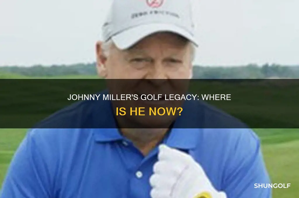 what happened to johnny miller the golfer