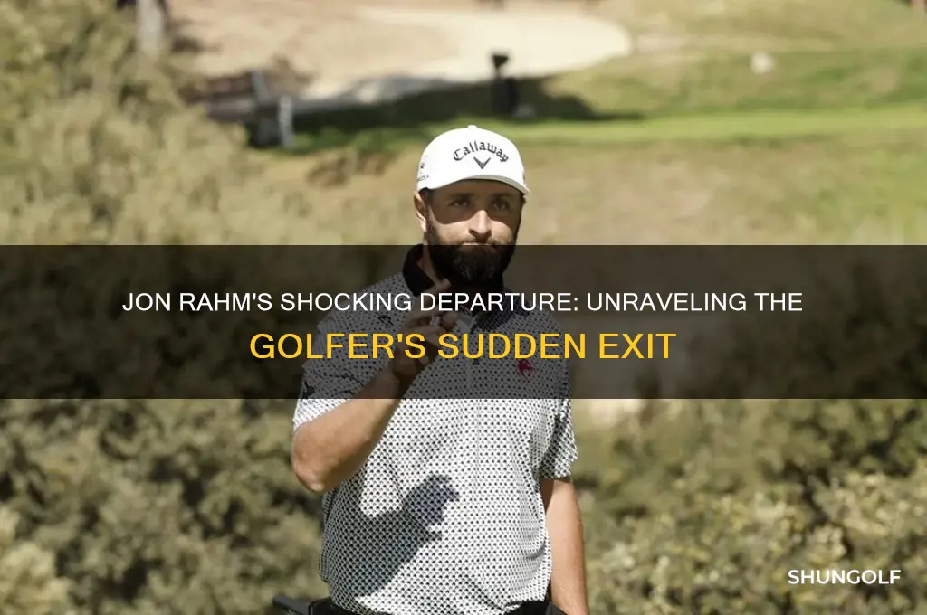 what happened to jon rahm the golfer