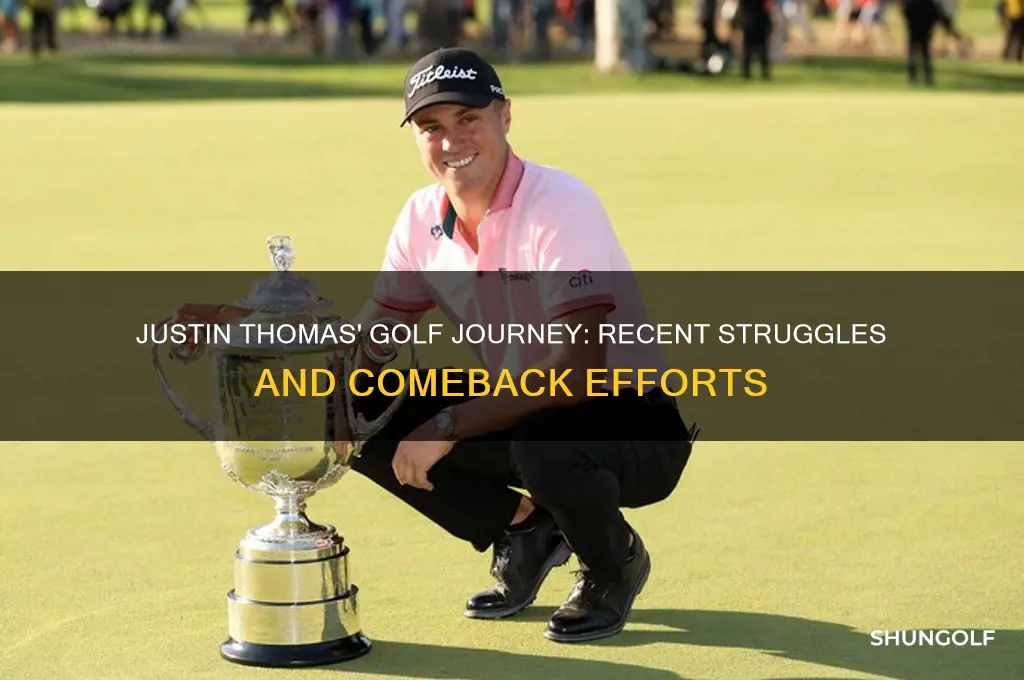 what happened to justin thomas golfer