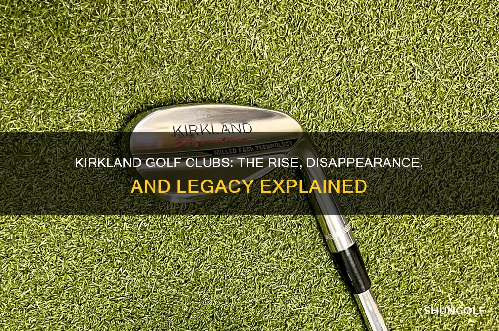 what happened to kirkland golf clubs