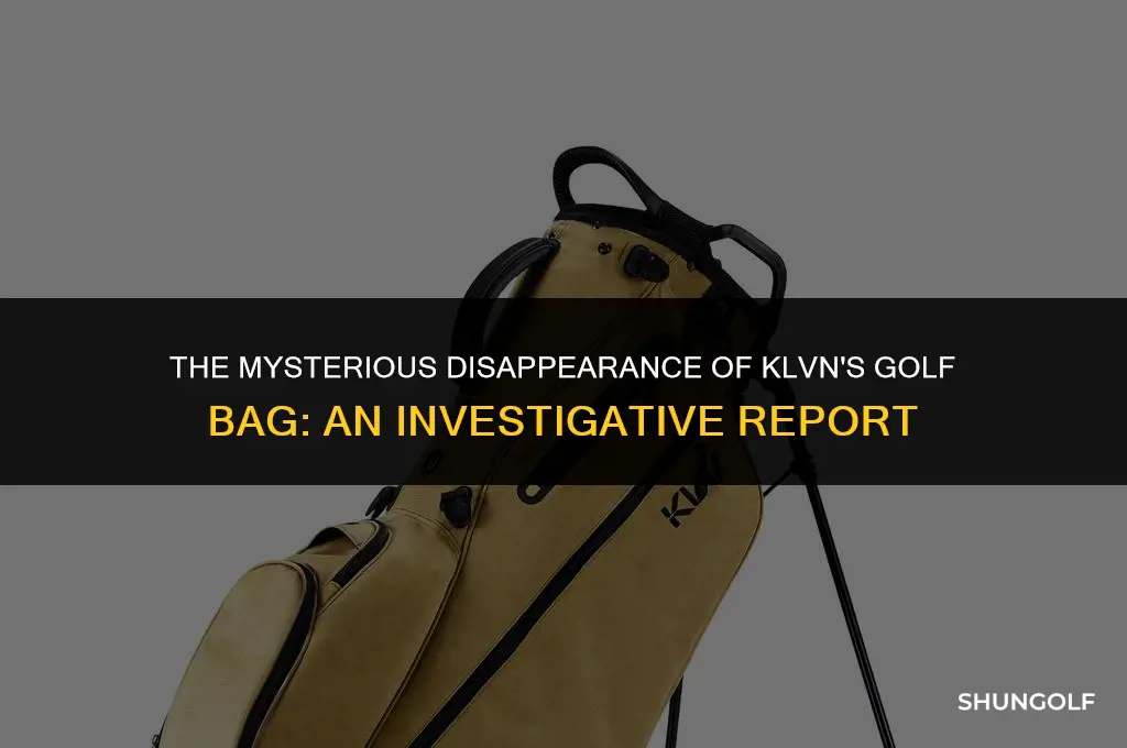what happened to klvn golf bag