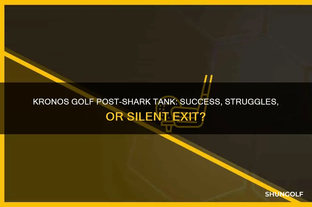 what happened to kronos golf shark tank