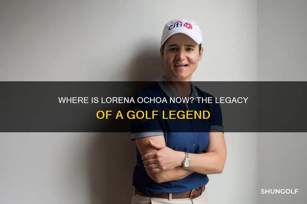 what happened to lady golfer ochoa
