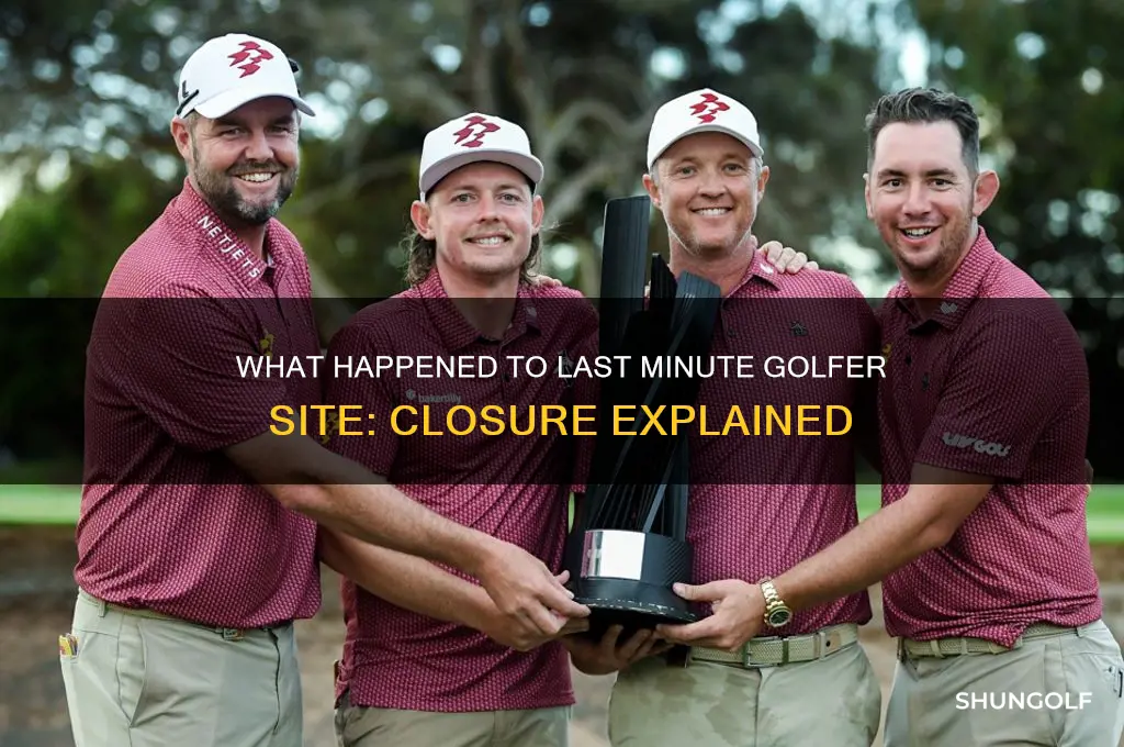 what happened to last minute golfer site