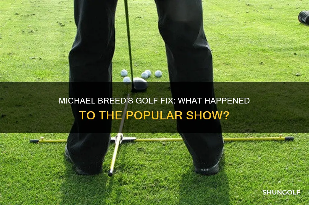 what happened to michael breed golf fix