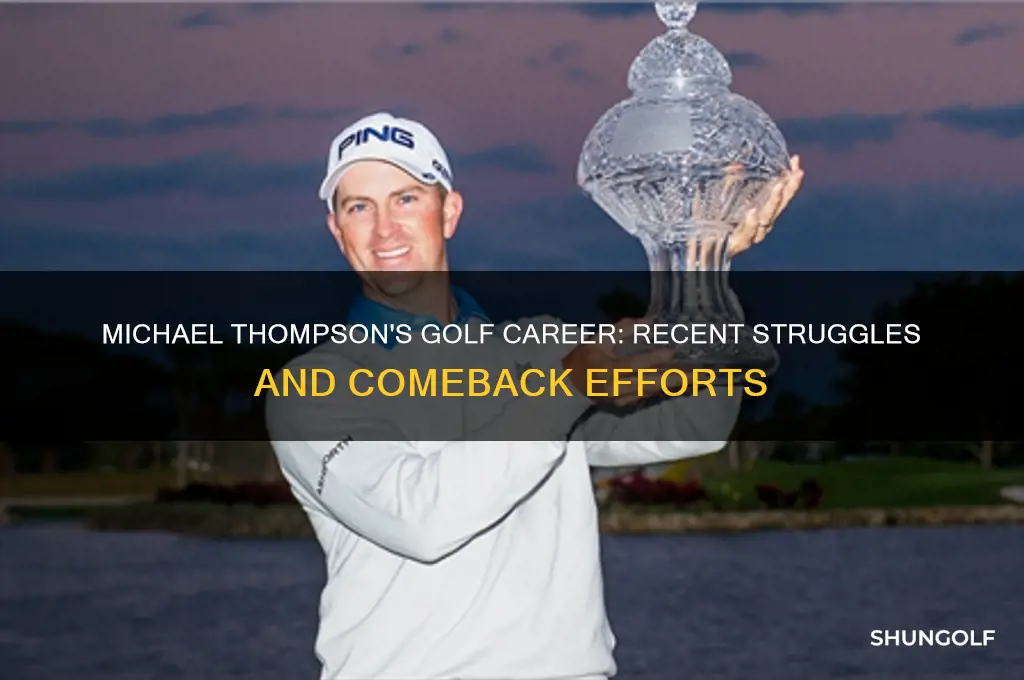 what happened to michael thompson golfer
