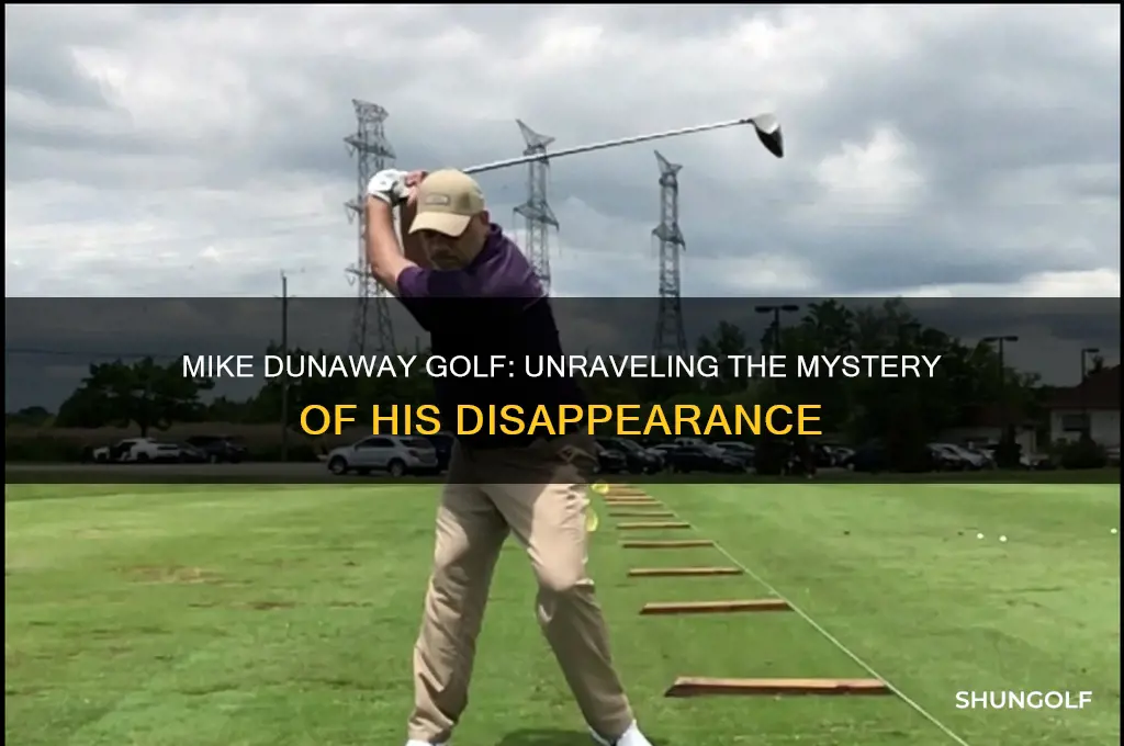 what happened to mike dunaway golf