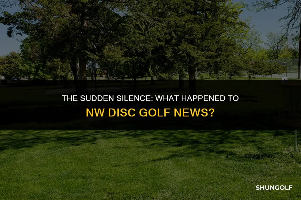 what happened to nw disc golf news