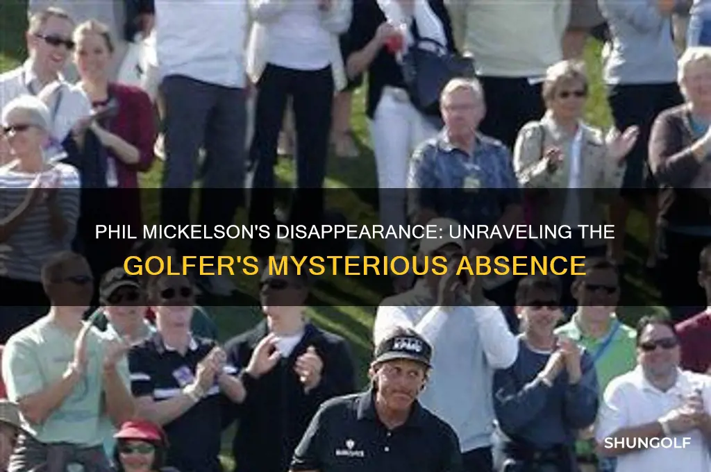 what happened to phil mickelson the golfer