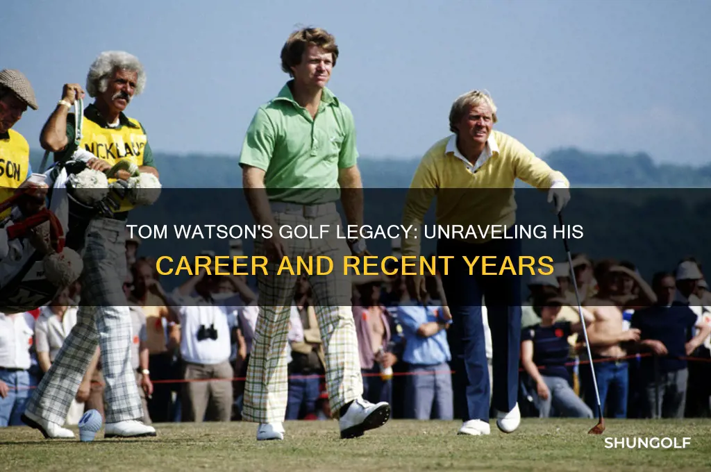 what happened to pro golfer tom watson
