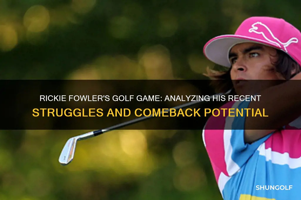 what happened to rickie fowler golf game