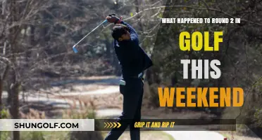 Golf's Missing Round: Unraveling the Mystery of Weekend's Round 2 Absence