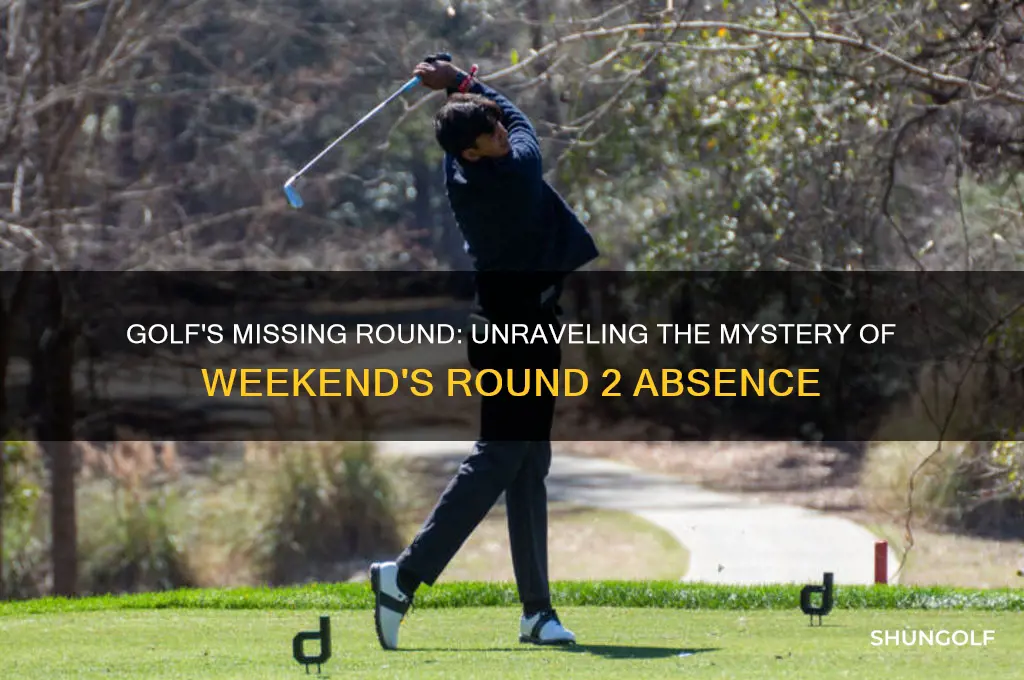 what happened to round 2 in golf this weekend