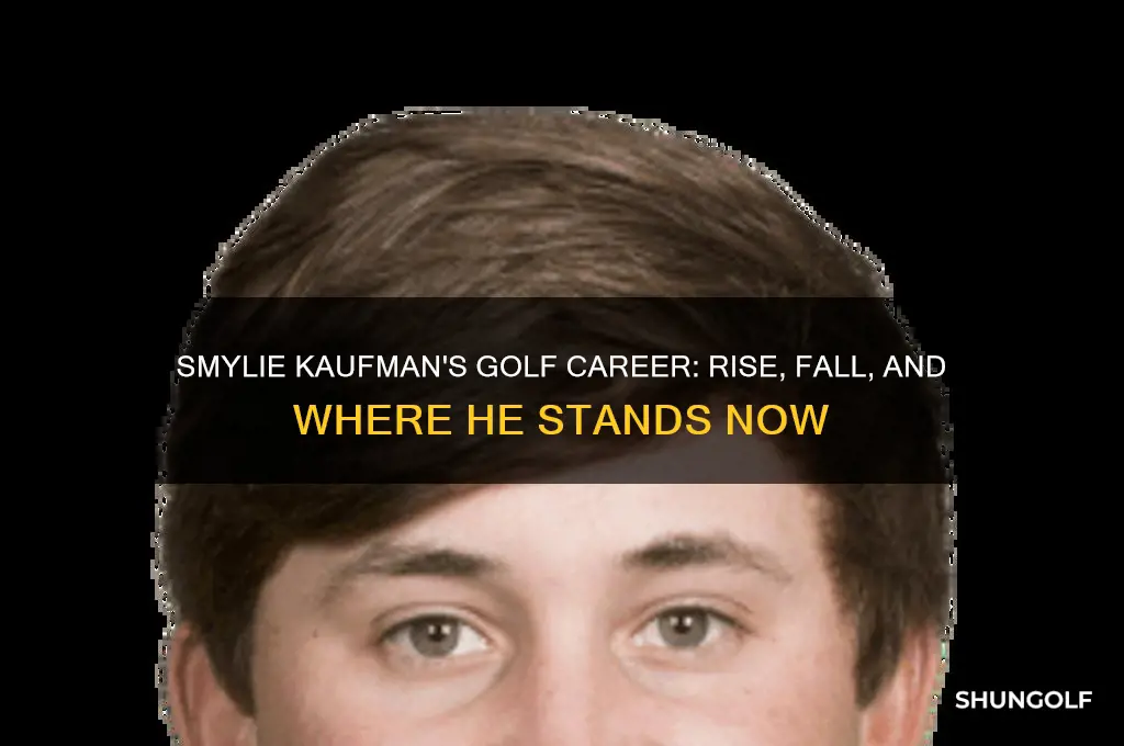 what happened to smylie kaufman golf career