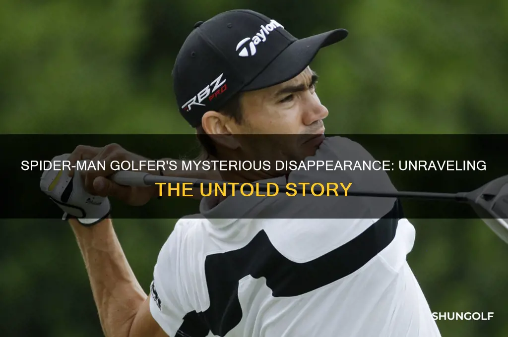 what happened to spider man golfer