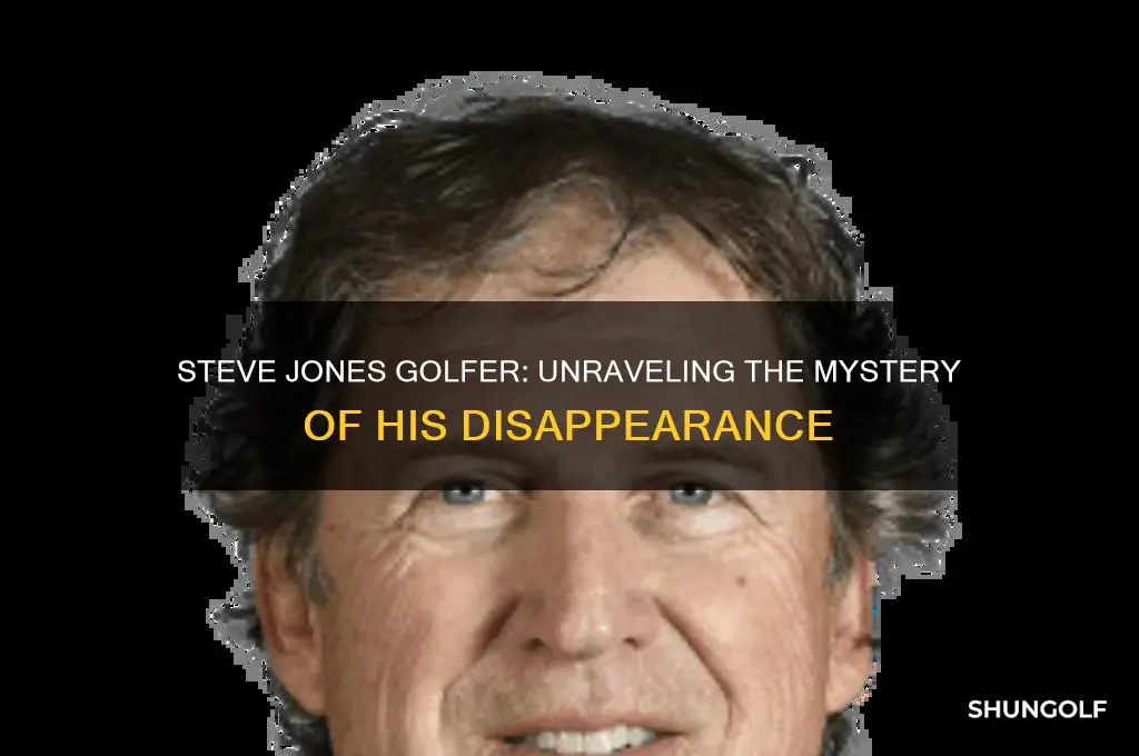 what happened to steve jones golfer